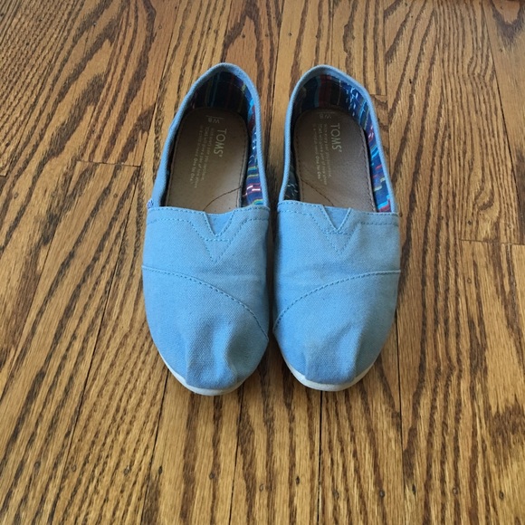 Toms | Shoes | Toms Light Blue Canvas 